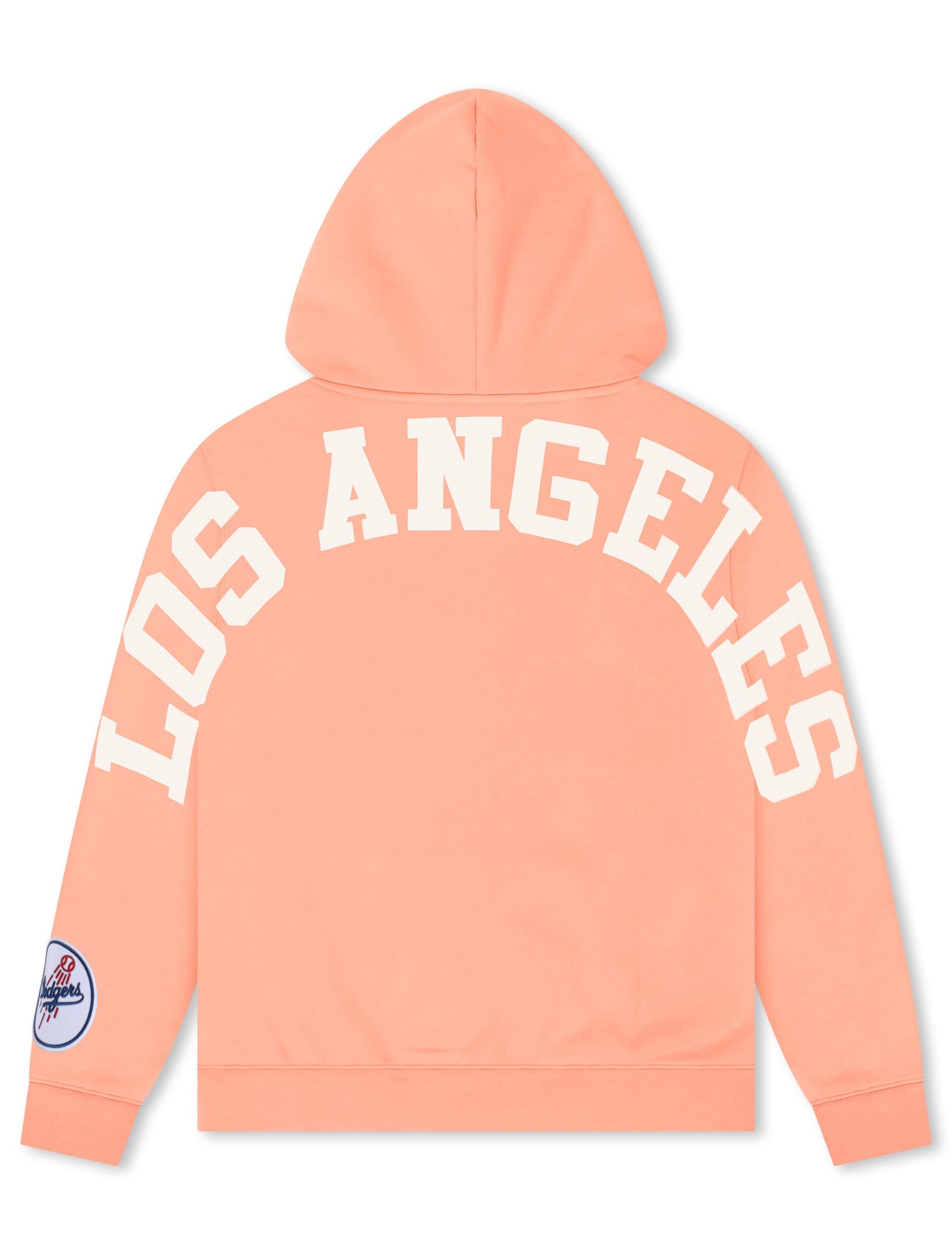Pro Standard La Dodgers Wingspan Drop Shoulder Hoodie - Guava