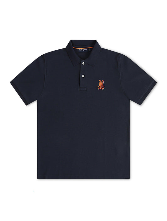 Psycho Bunny Sanderson Pique Polo - Navy