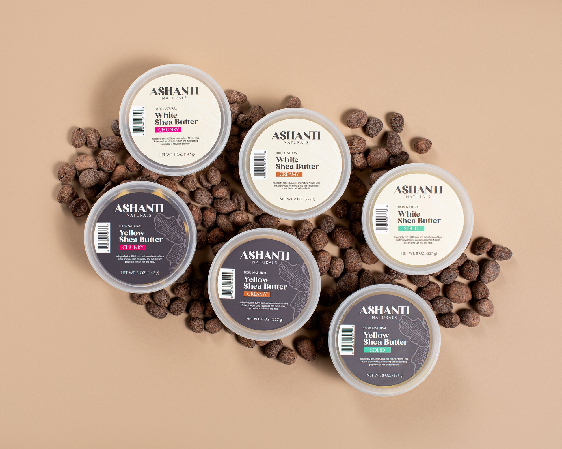 ASHANTI NATURALS 100% White Shea Butter - Solid - Osadia Concept Store