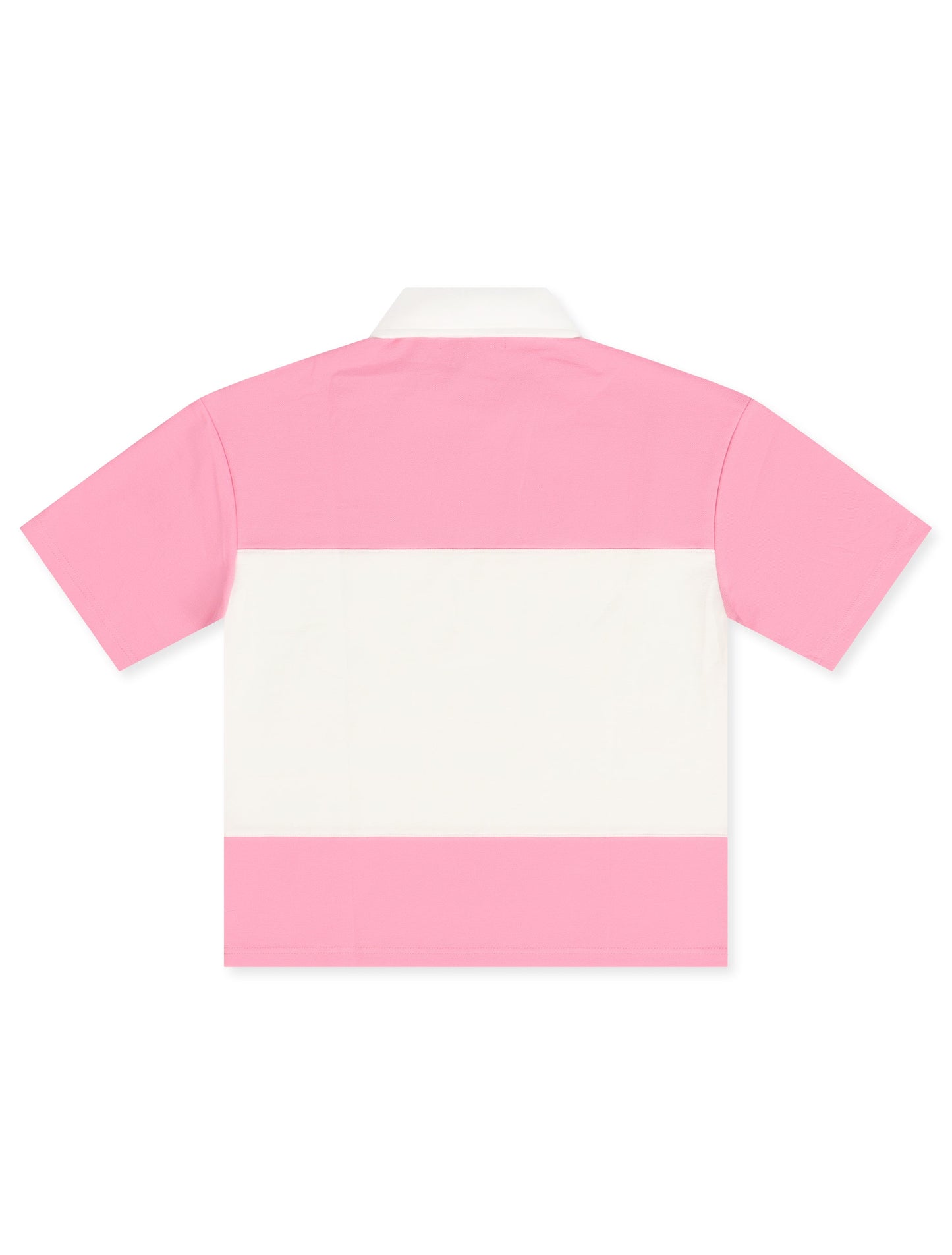 Majestik Pique Cut and Sewn Quarter Zip Polo - Pink