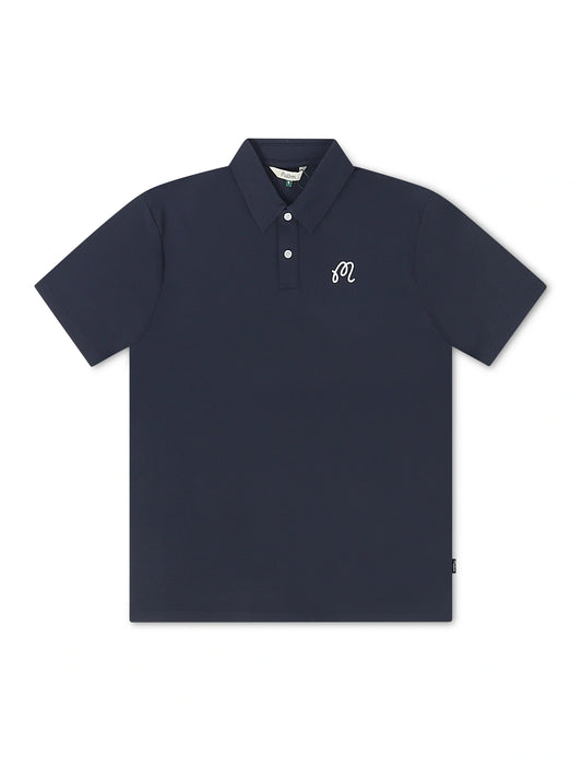Malbon Fairway Polo - Navy
