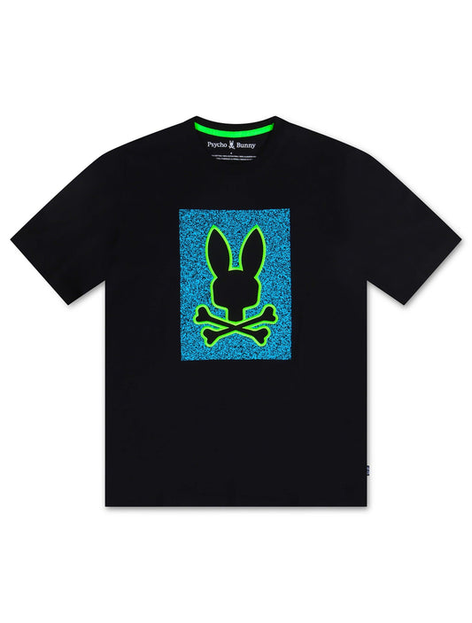 Psycho Bunny Livingston Graphic Tee - Black