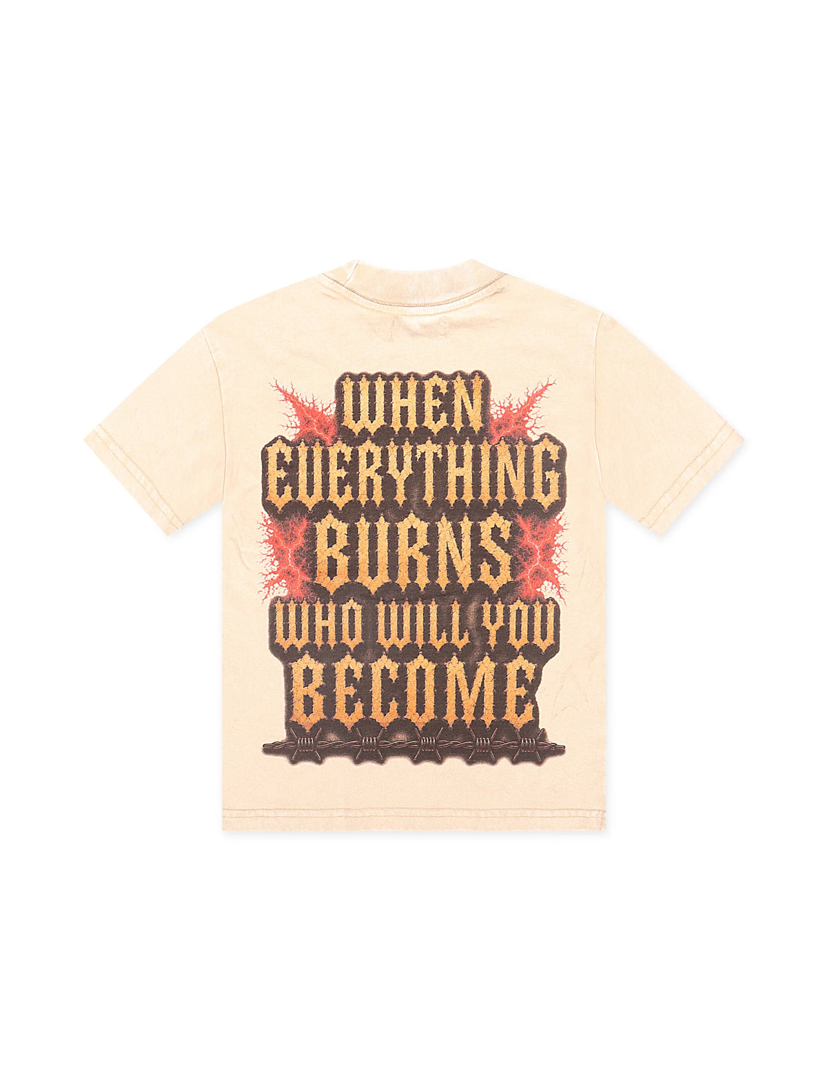 Disaster Kids Burnout Tee - Ivory