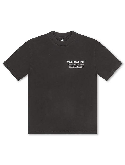 Warsaint Product of War Tee - Washed Black