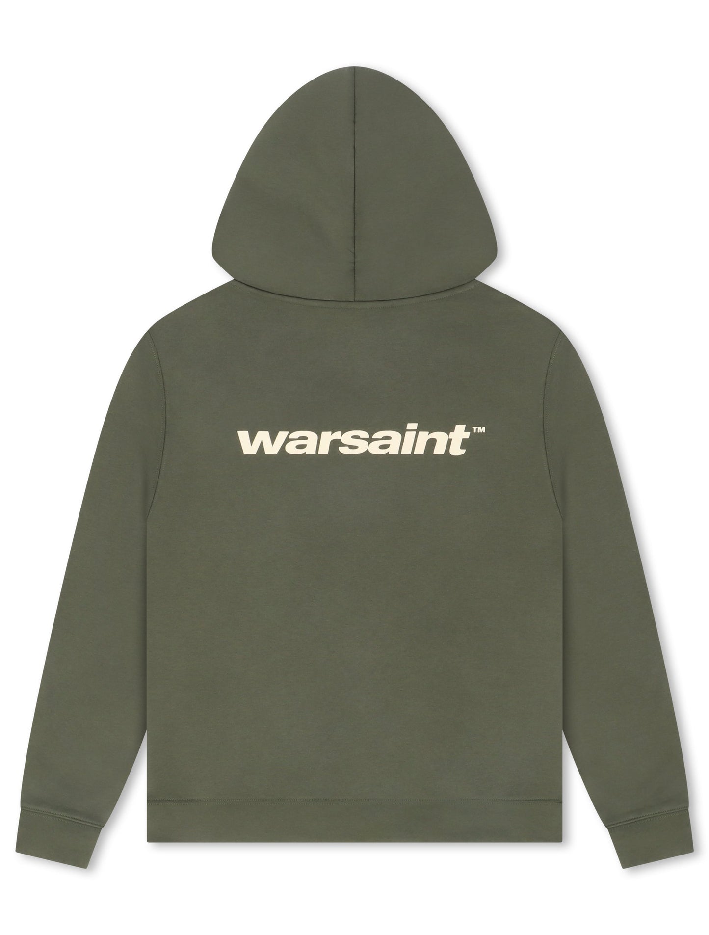Warsaint Dual Logo Hoodie - Olive Green
