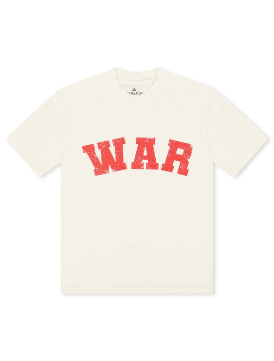 Warsaint War Tee - Cream/Red