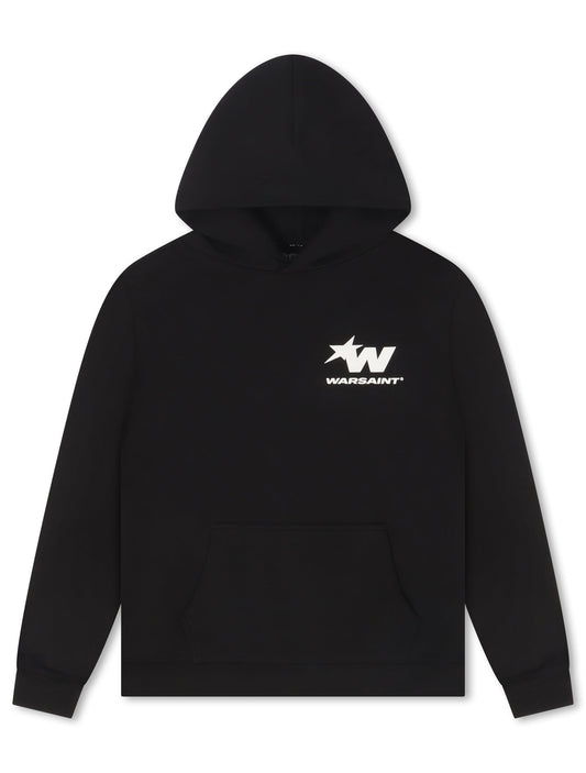 Warsaint Signature Star Hoodie - Black