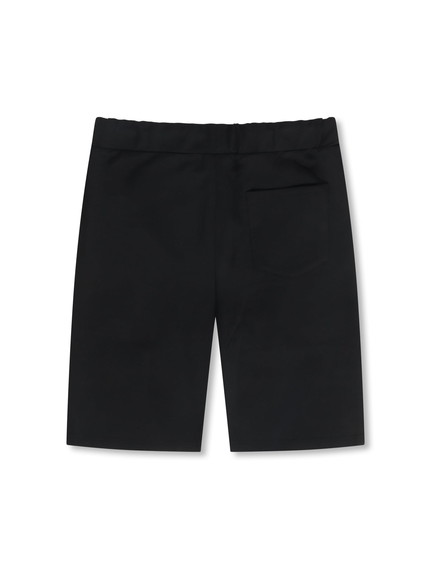 Majestik Pique Cut and Patch Shorts - Black