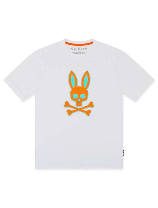 Psycho Bunny Wellington Graphic Tee - White