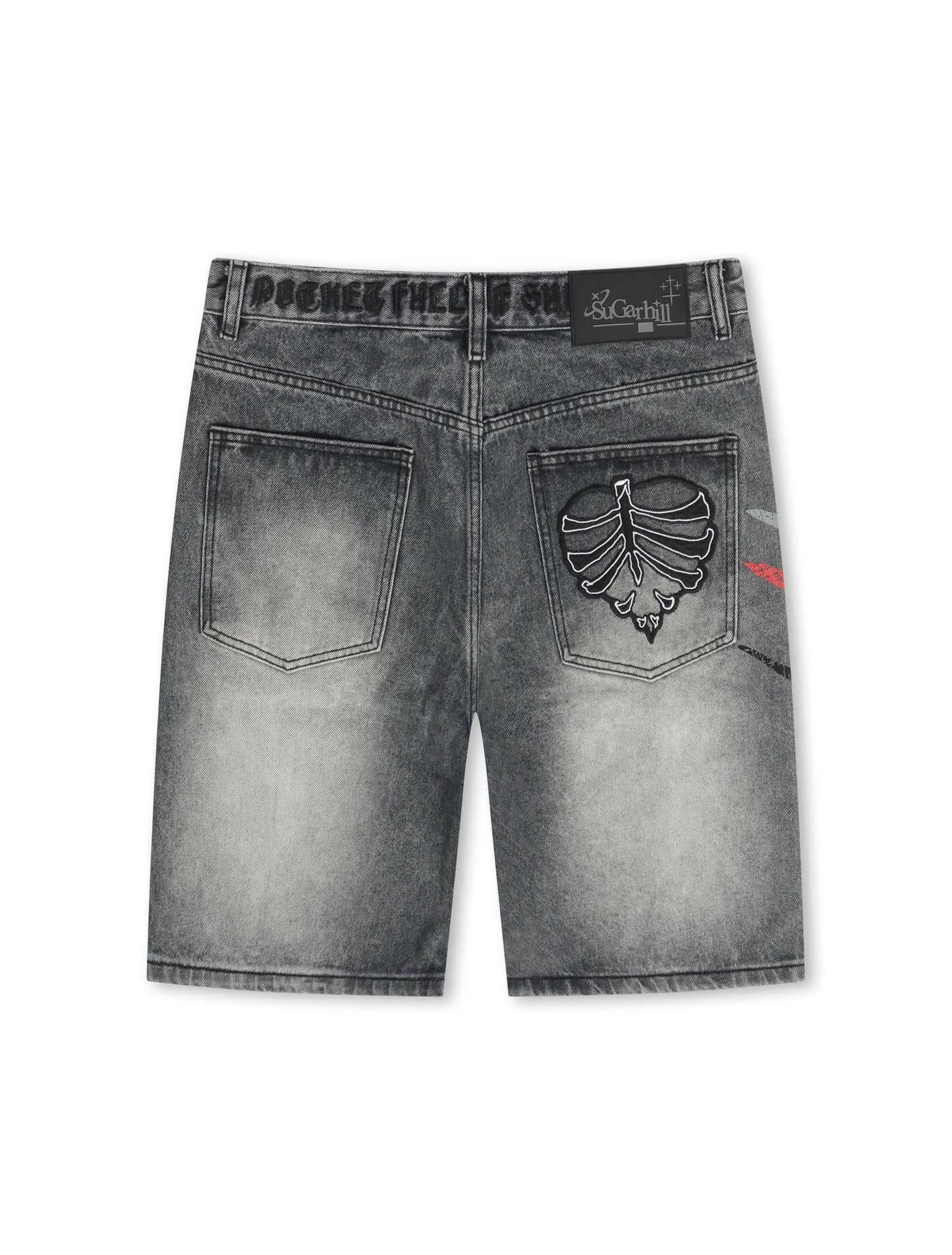 Sugarhill Sunshine Jorts - Grey Wash