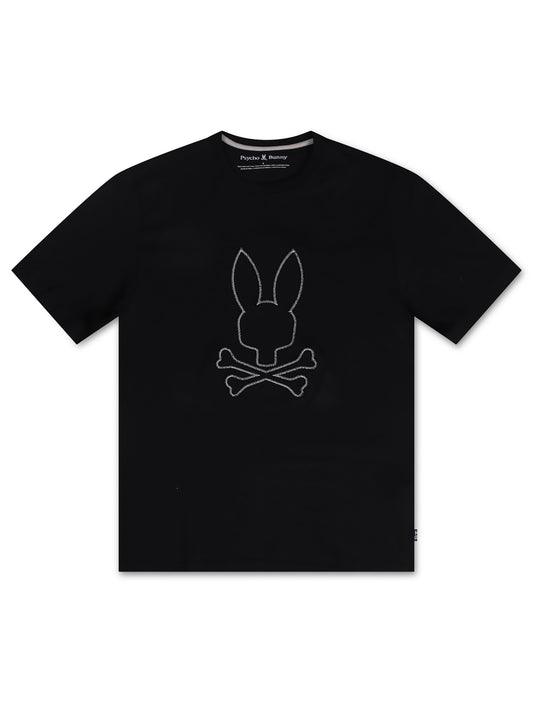 Psycho Bunny Panama Graphic Tee - Black