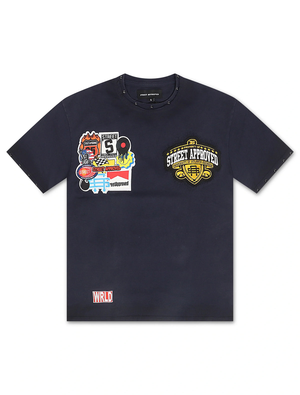 Street Approved Stay Solid Tee - Navy