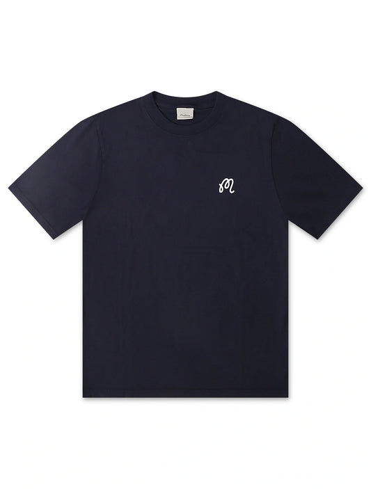 Malbon Oakwood Tee - Navy