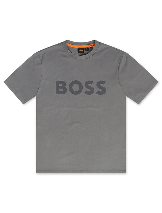 Boss Orange Thinking Tee - Dark Grey