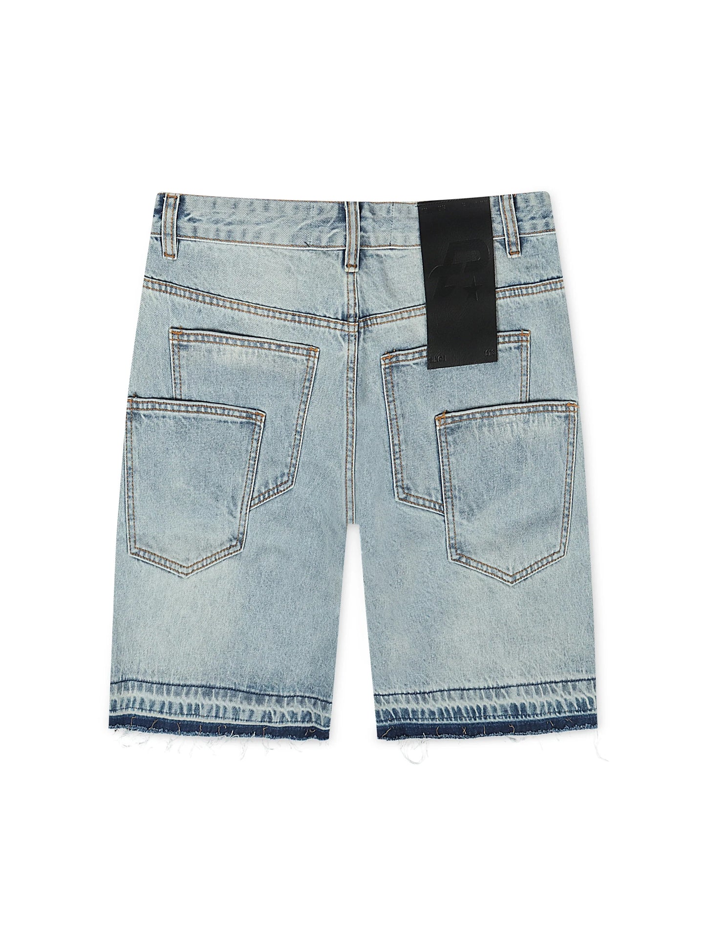 Politics Sanity Jorts - Light Wash