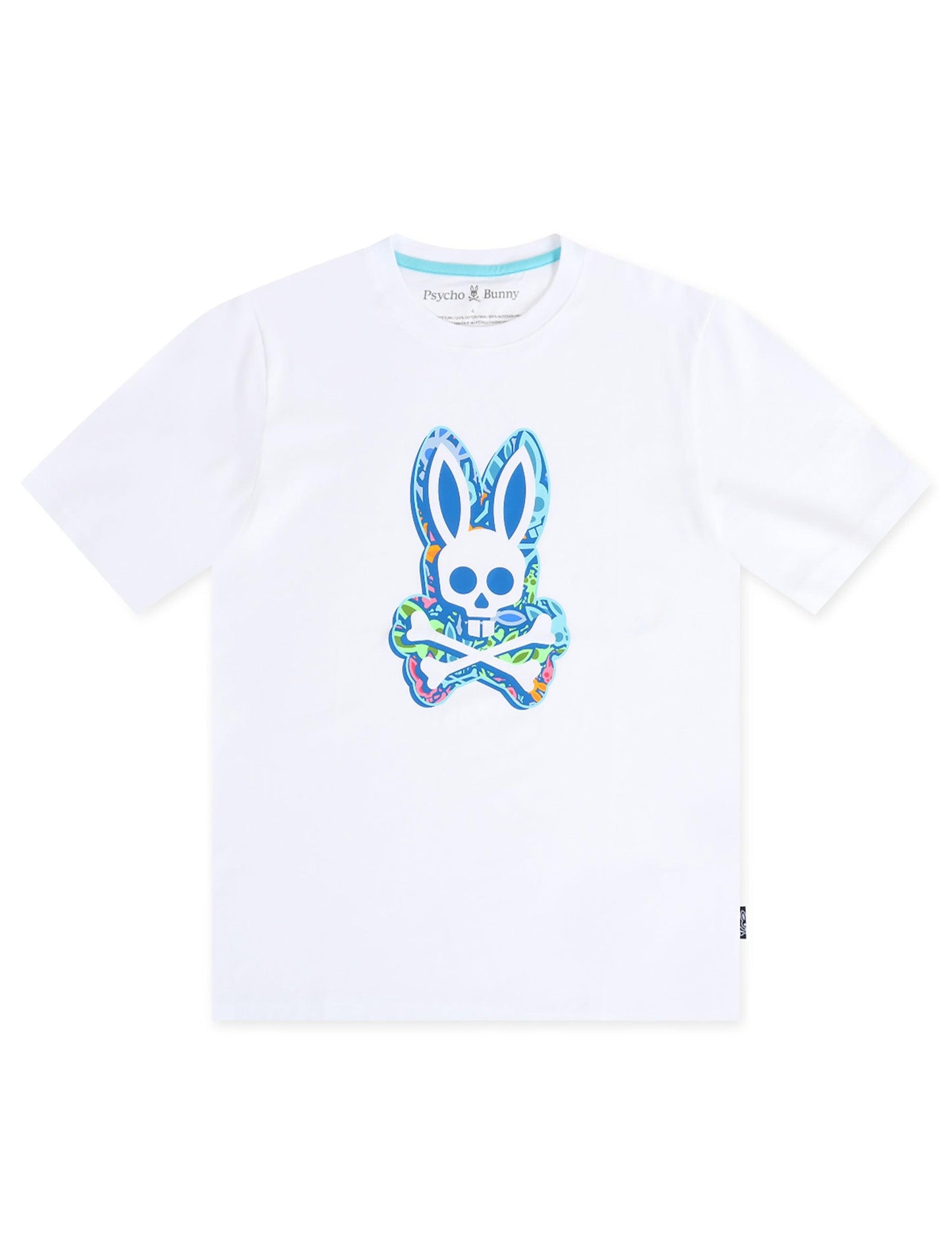 Psycho Bunny Clifton Graphic Tee - White