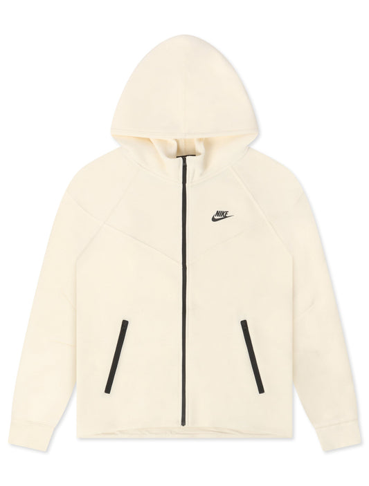 Nike Mens Sportswear Tech Fleece Full-Zip Hoodie - Cream