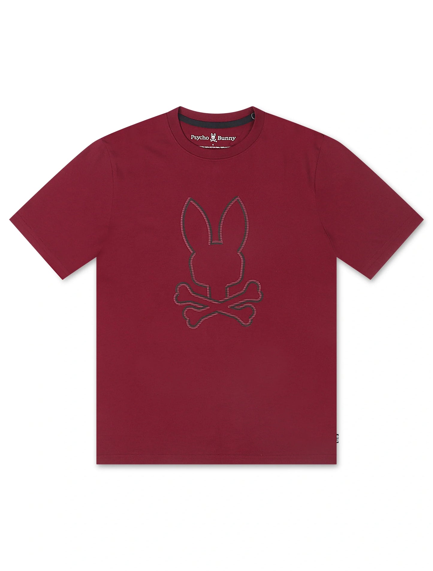 Psycho Bunny Hamilton Graphic Tee - Crimson