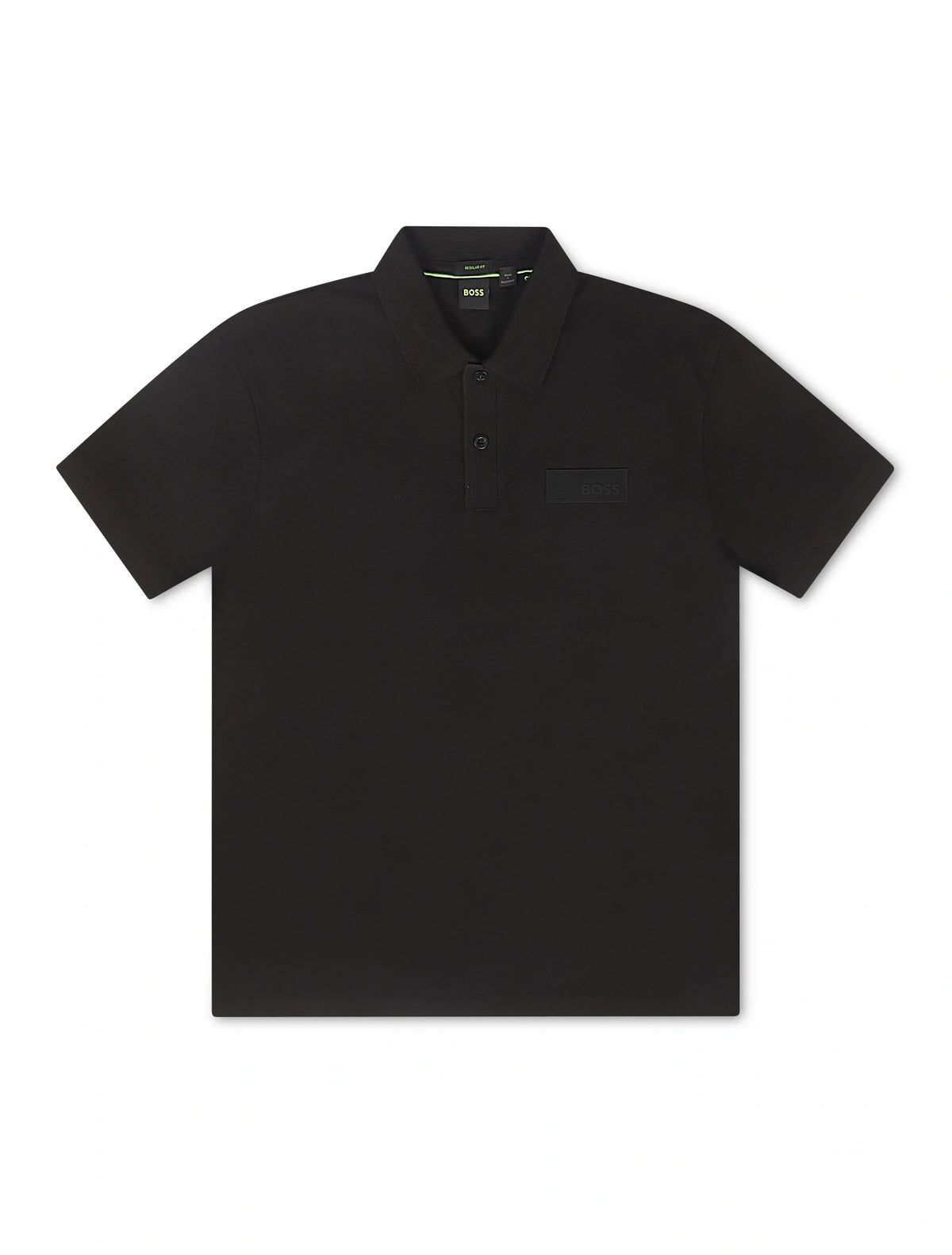 Boss Green Paddy Structure Polo - Black
