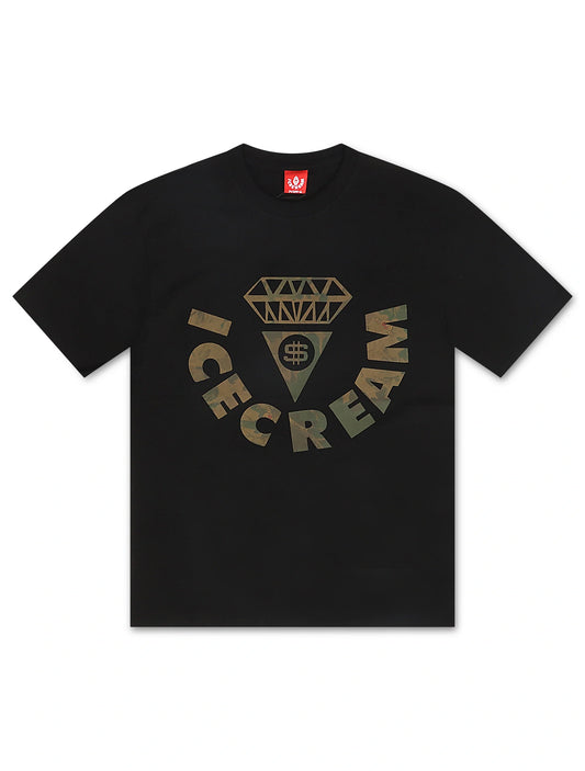 Icecream Diamond Tee - Black