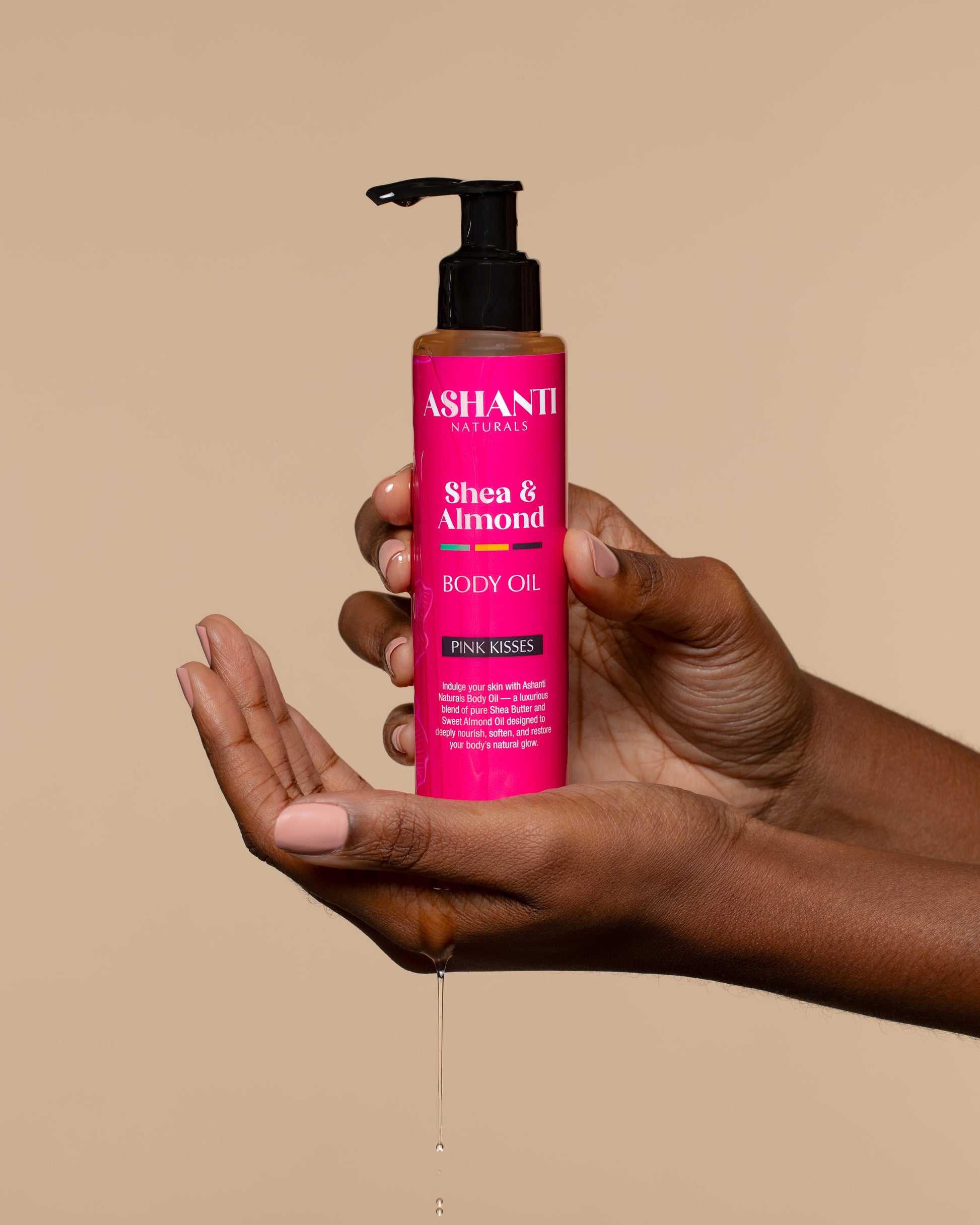 ASHANTI NATURALS Shea & Almond Body Oil - Pink Kisses - Osadia Concept Store