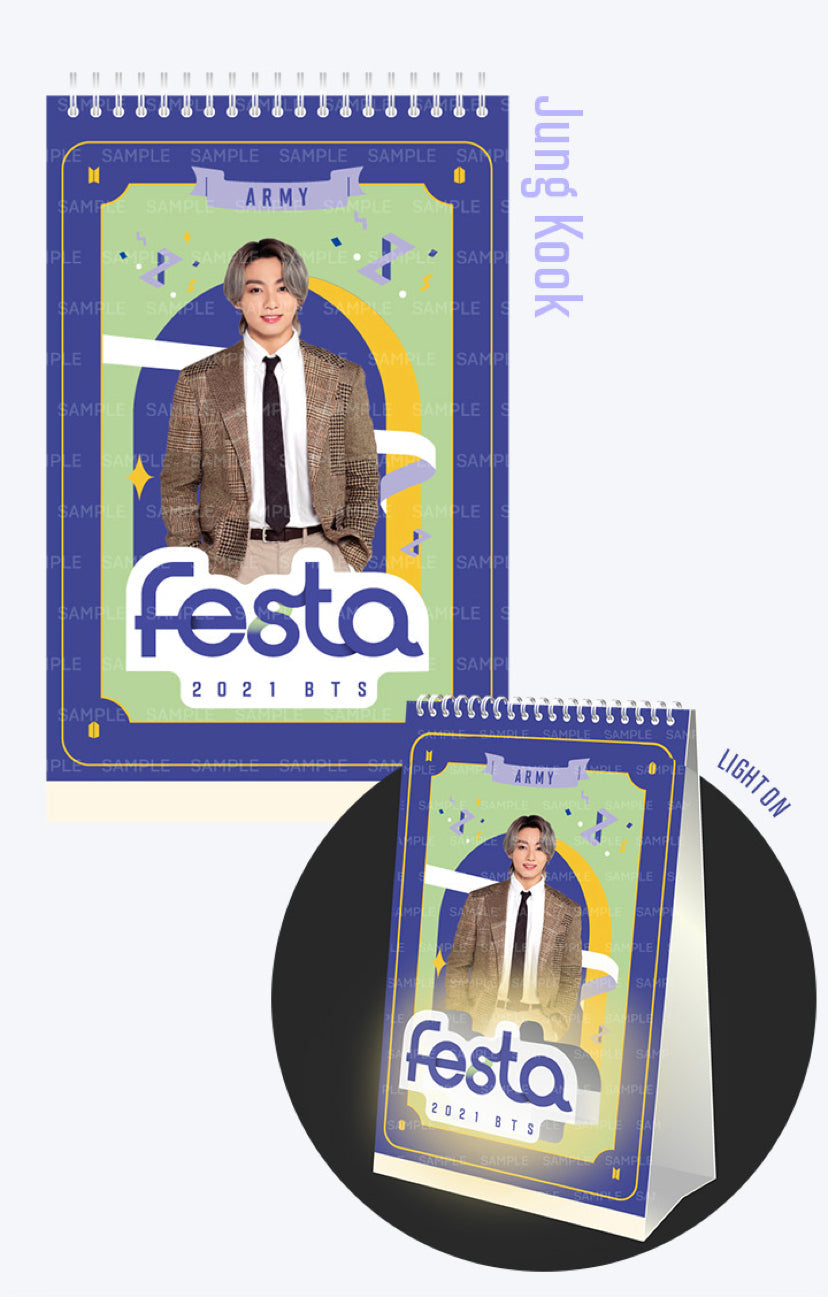 BTS 2021 Festa Official Stand Mood Light