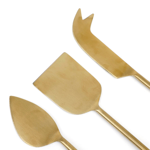 Brass Cheese Knife Set