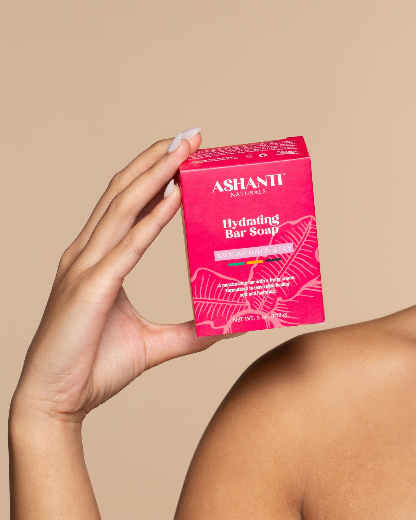 ASHANTI NATURALS Hydrating Kalahari Melon & Lily Soap Bar