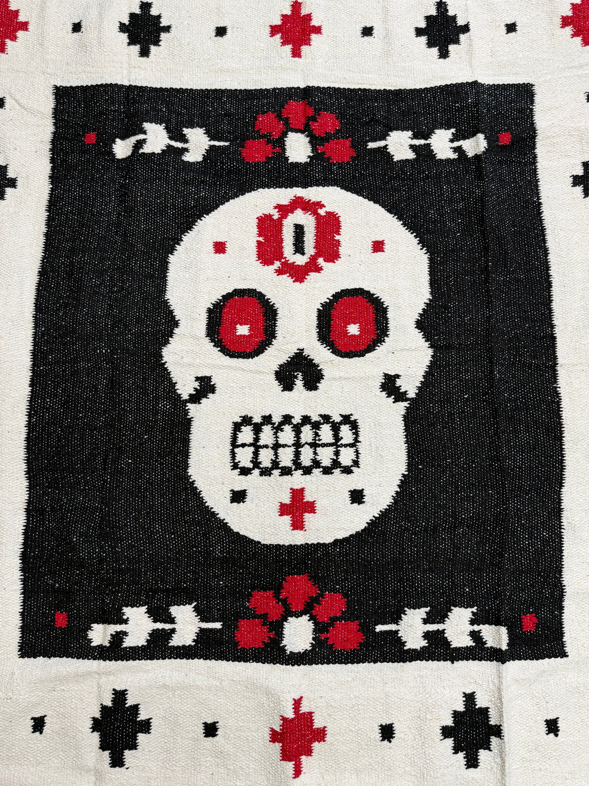 Day of The Dead Mexican Blanket | Dia de los Muertos