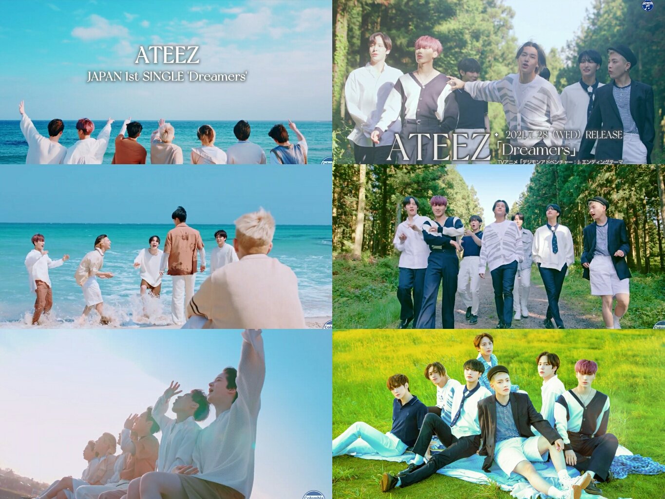 ATEEZ Japanese Single Album [Dreamers]