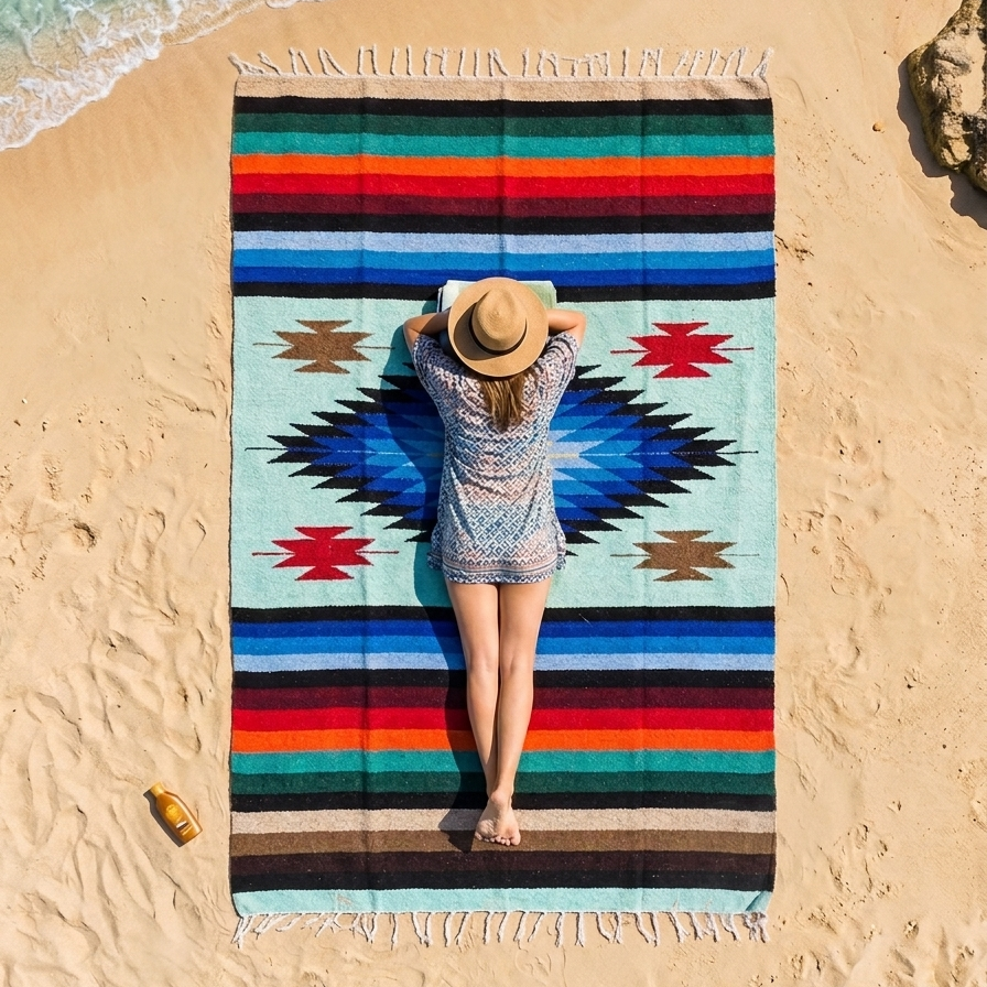Mint Fresca Diamond Blanket