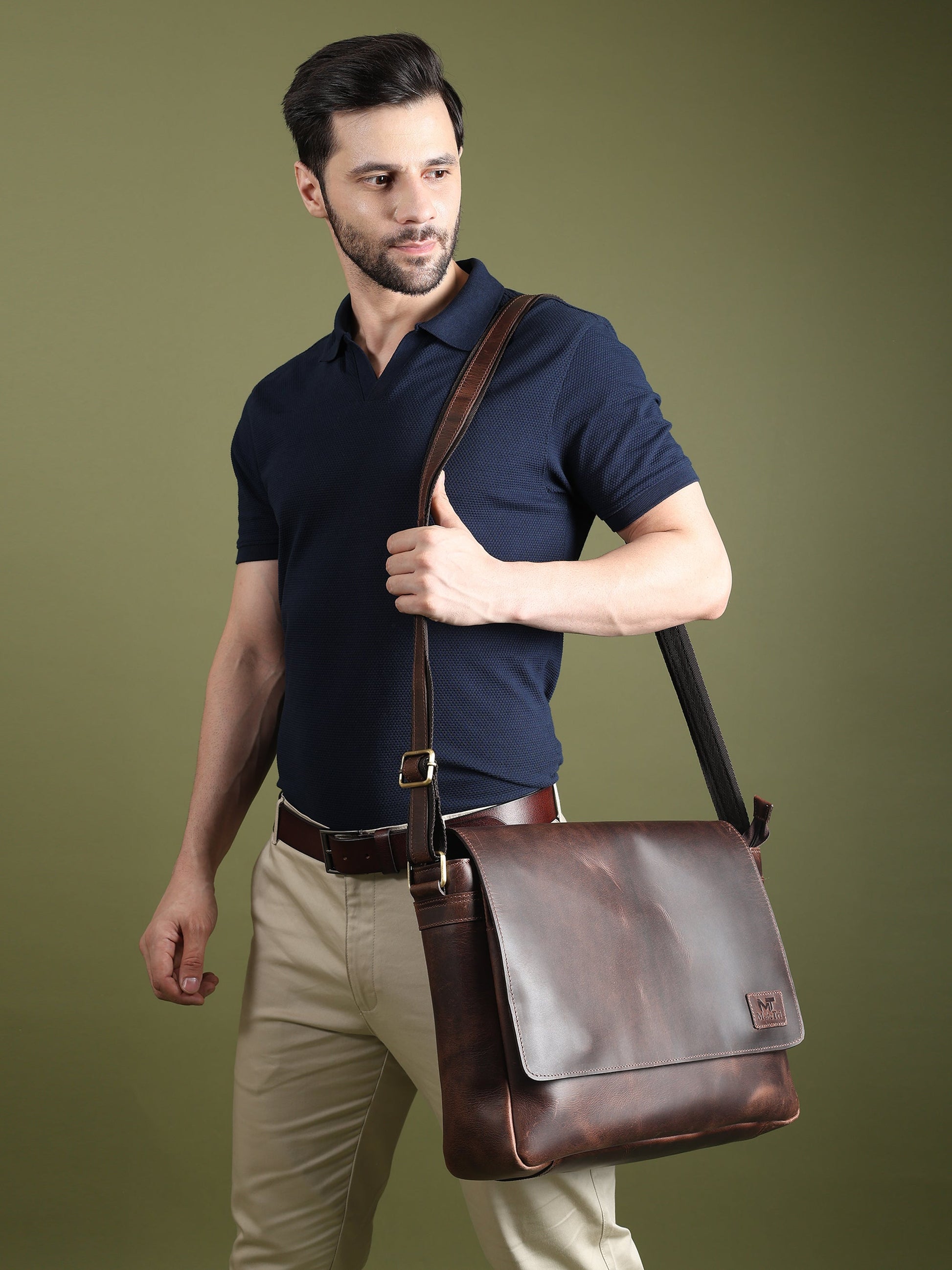 Genuine Sitka Leather Laptop Bag - Osadia Concept Store