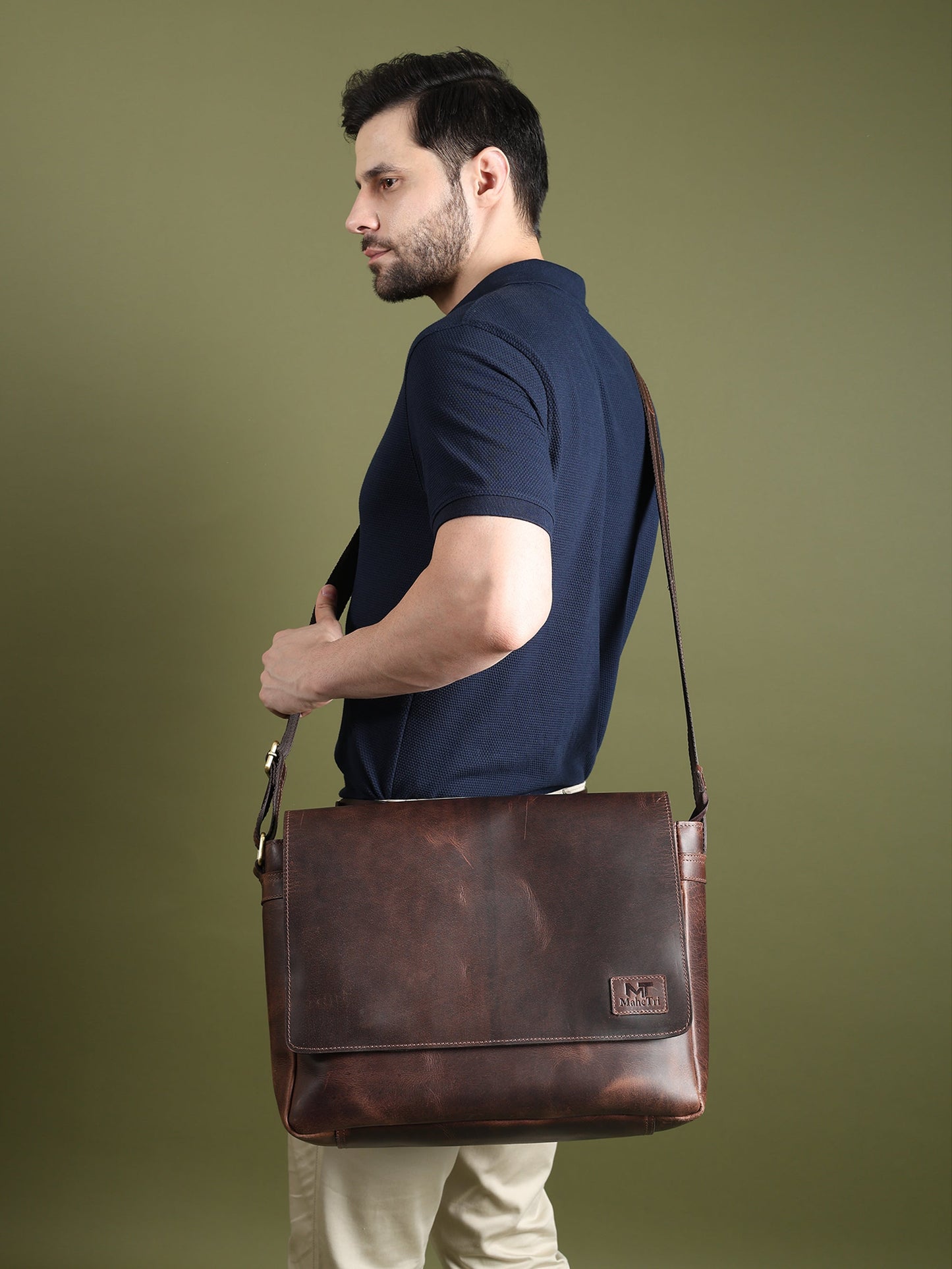 Genuine Sitka Leather Laptop Bag - Osadia Concept Store