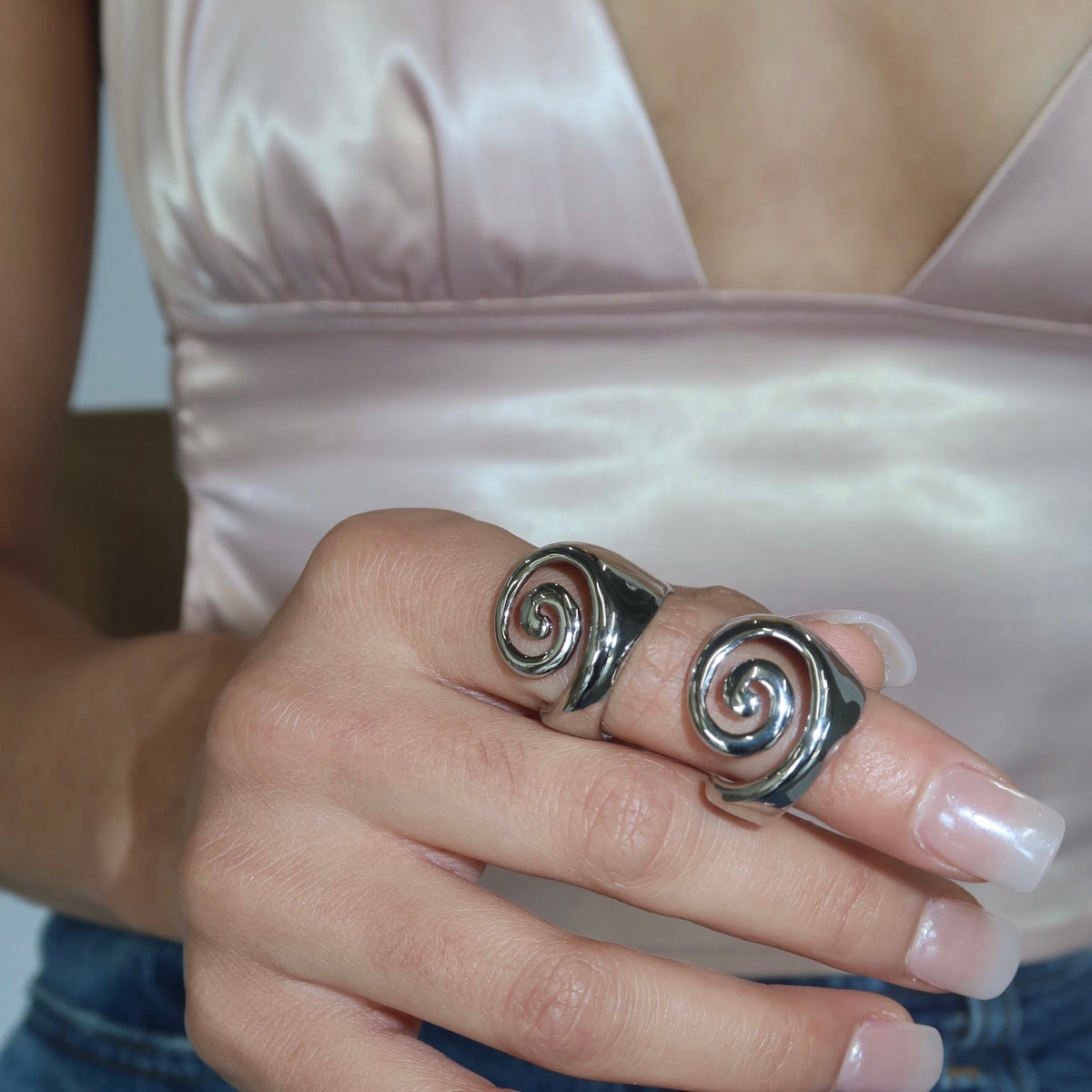 Bermuda Ring in Silver