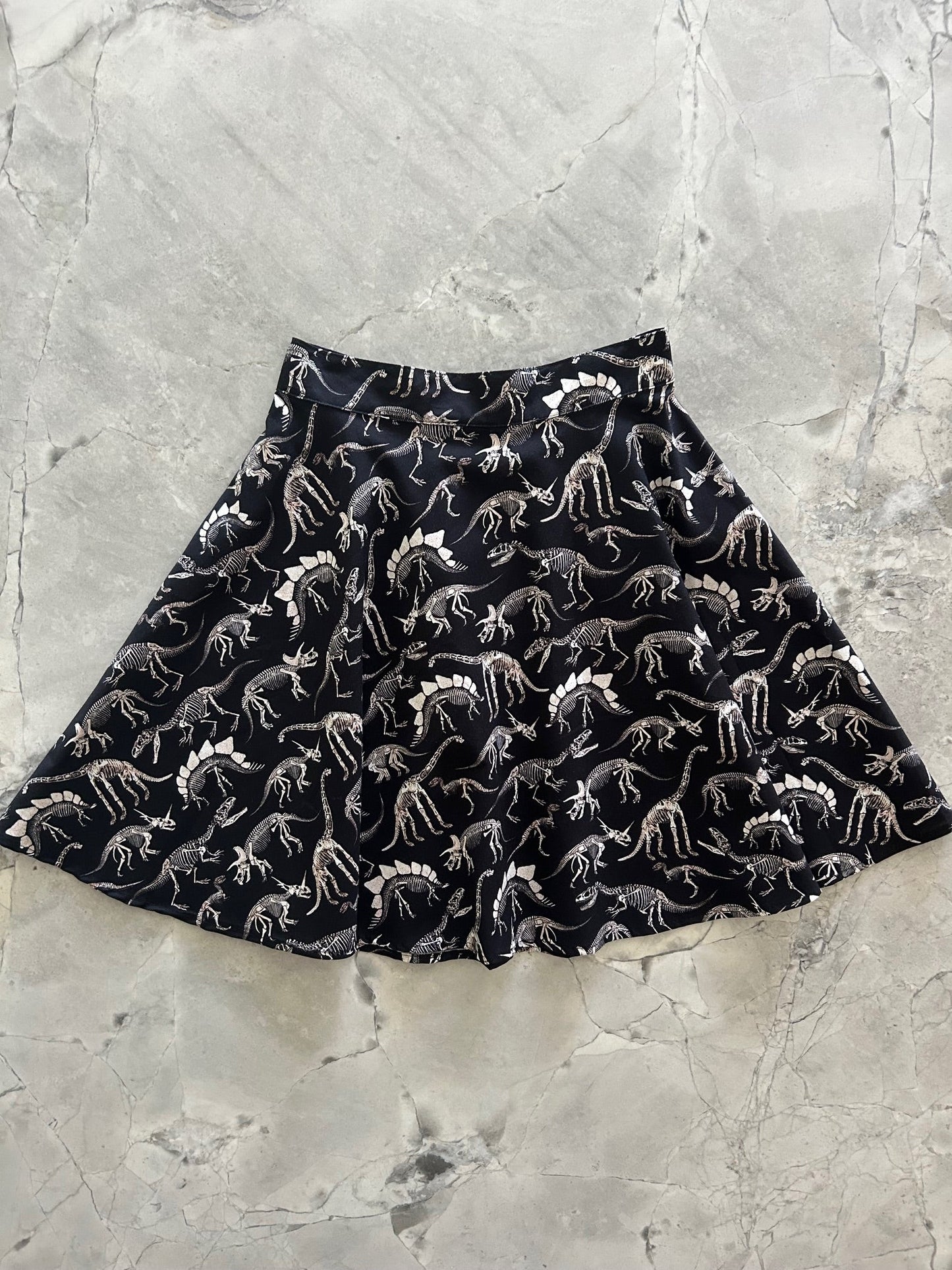Dino Bones Skater Skirt