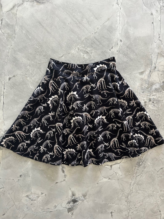 Dino Bones Skater Skirt