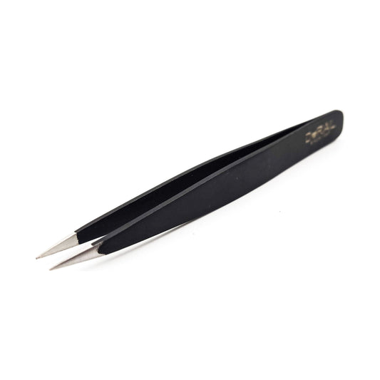Dural Pointed Tweezer Black