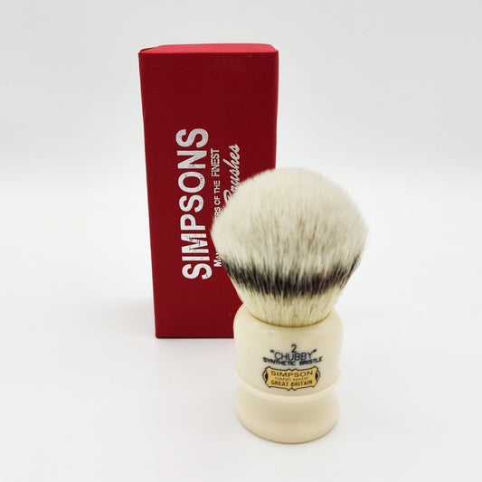 Simpsons Chubby 2 Synthetic Badger Hair Shaving Brush