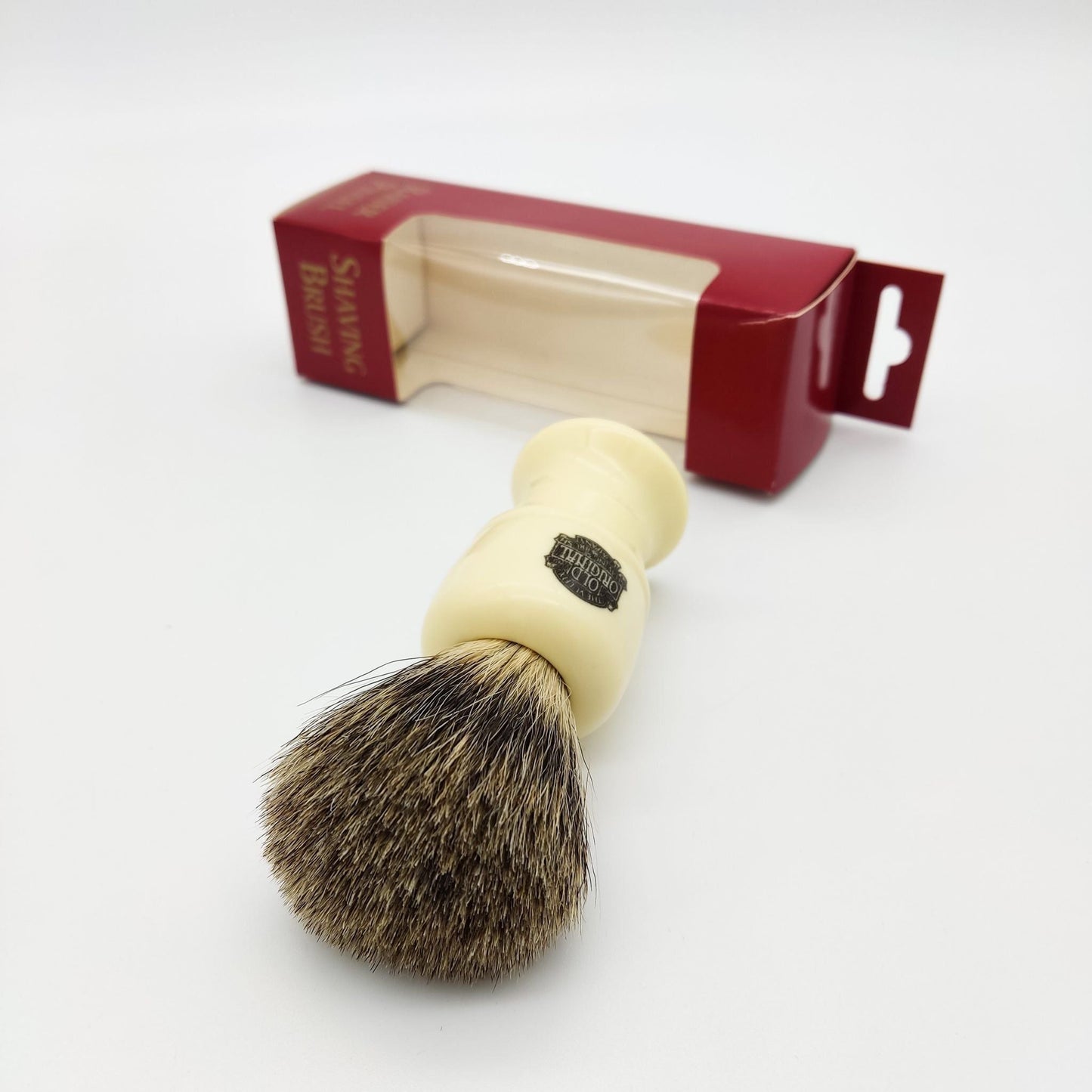 Vulfix 850 Pure Badger Ivory Handle Shaving Brush