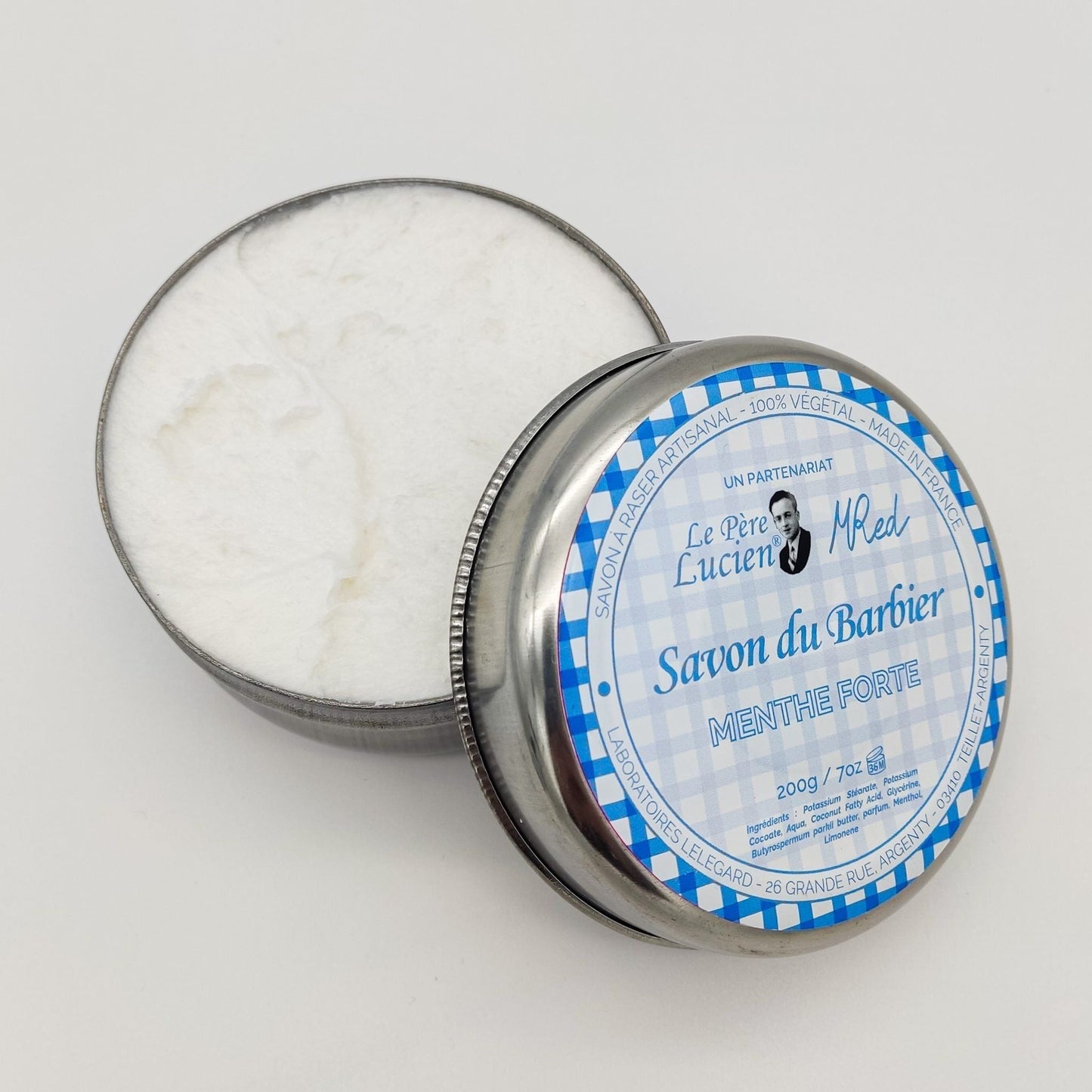 Le Pere Lucien Menthe Forte Savon Du Barbier 200g