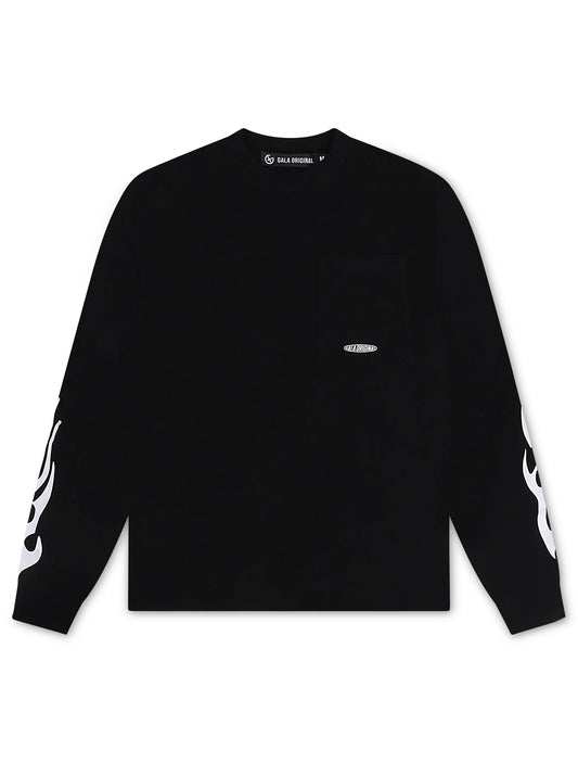 Gala Vandal Layer Long Sleeve - Black/Turquoise