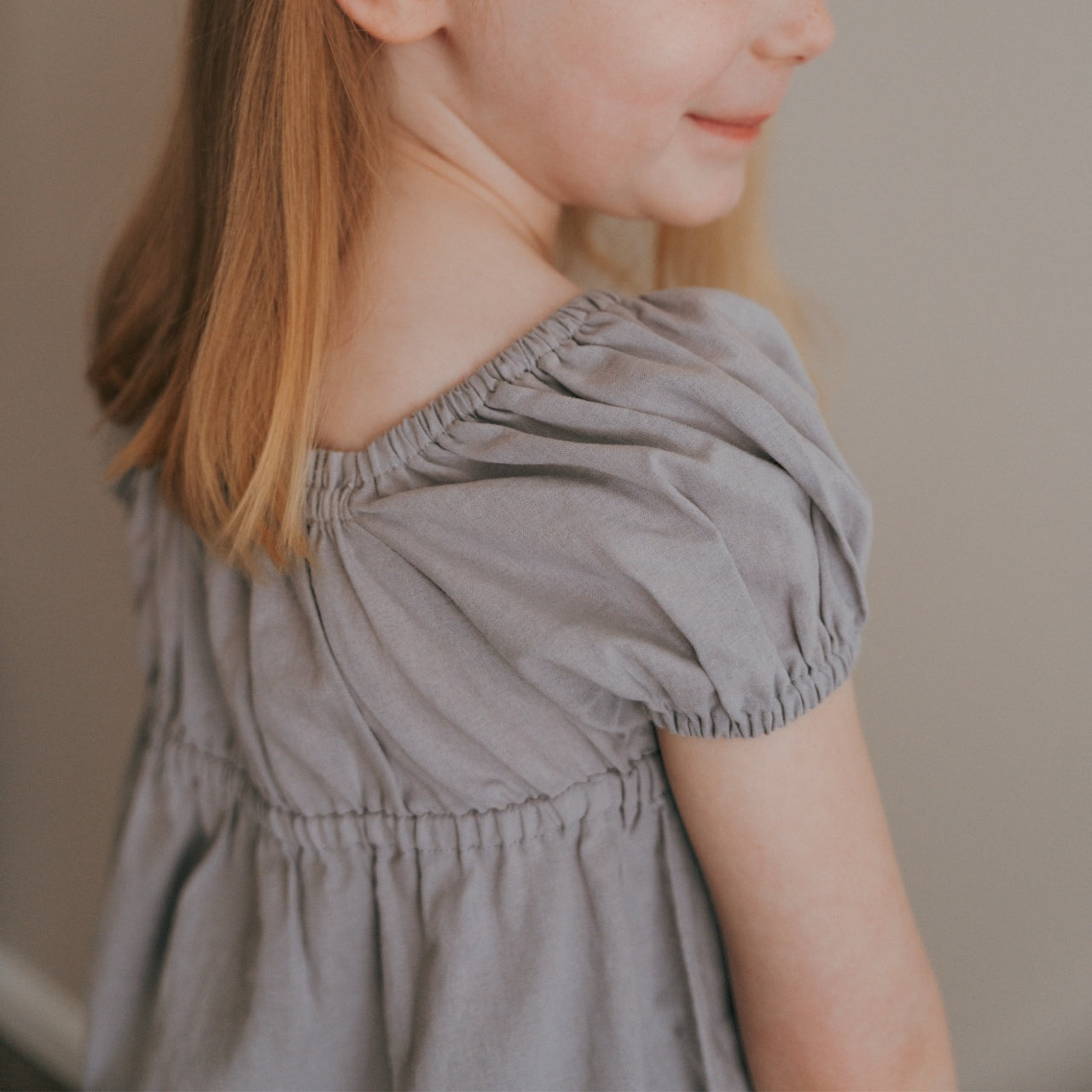 The Kennedi Dress- Muted Purple| Short Sleeve - Osadia Concept Store