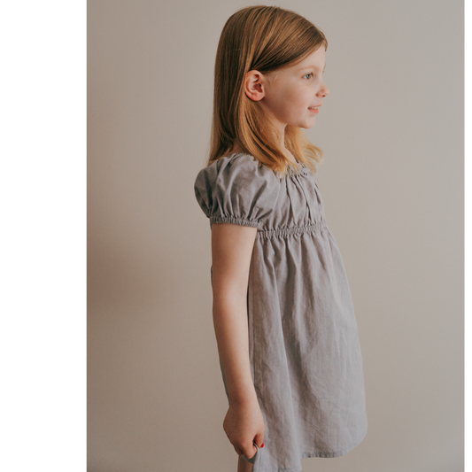 The Kennedi Dress- Muted Purple| Short Sleeve - Osadia Concept Store