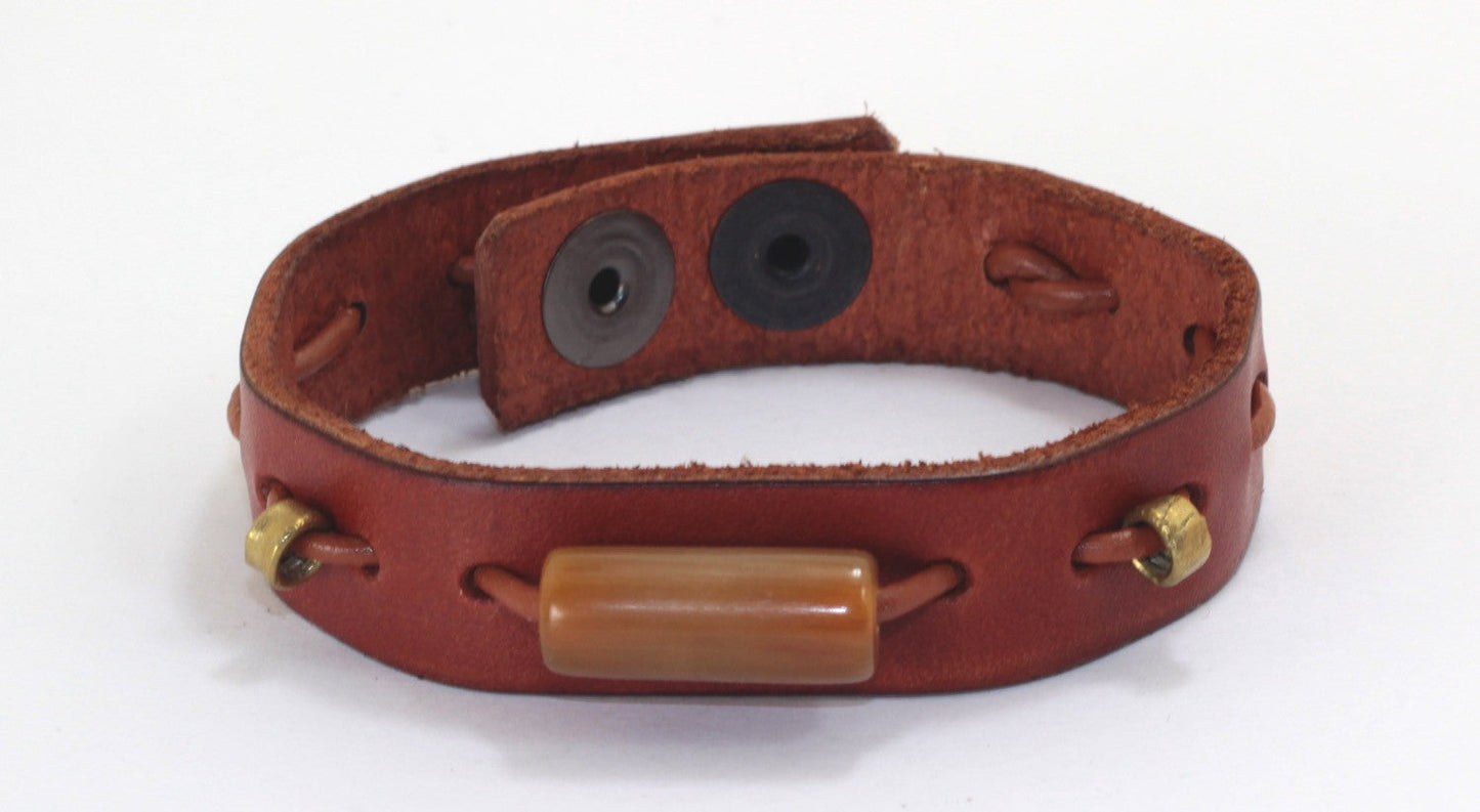 Leather bracelet