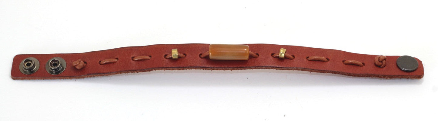 Leather bracelet