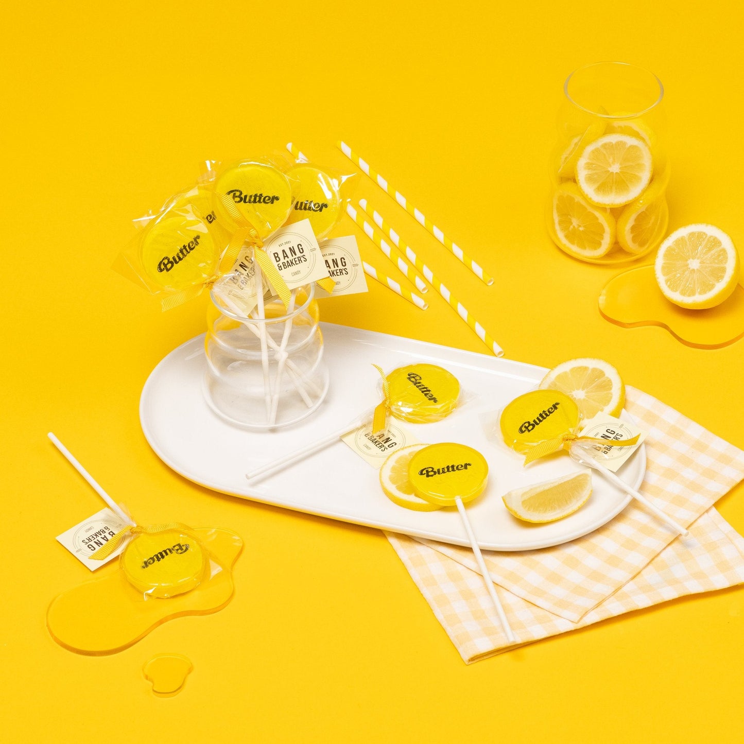 BTS x Butter Official Logo Lollipop