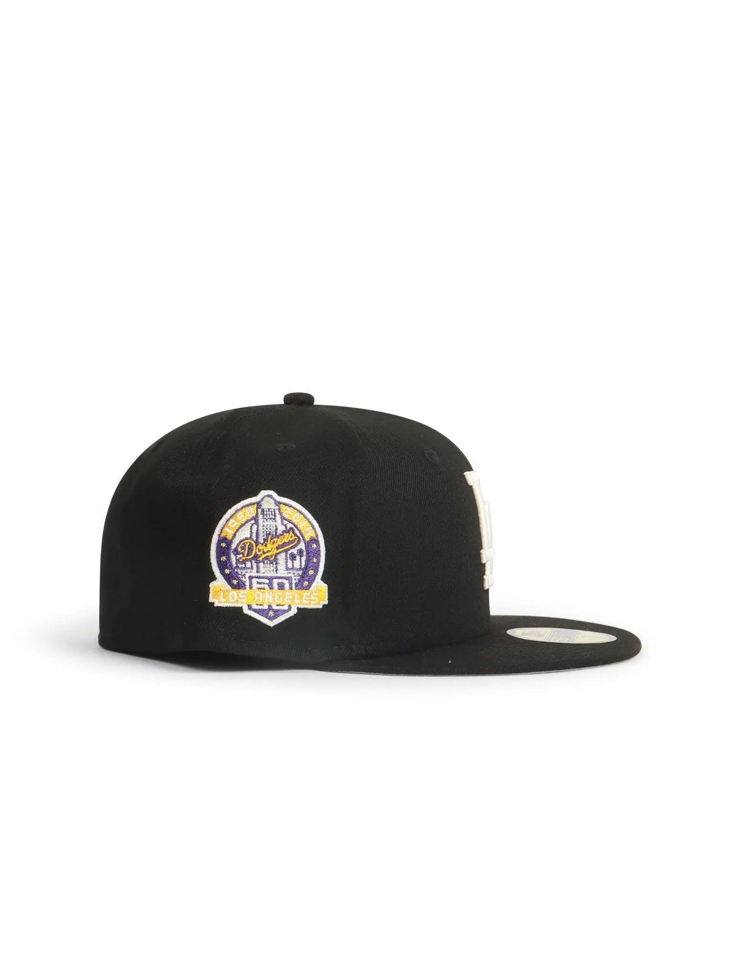New Era 5950 La Dodgers Los Angeles 60Th Anniversary Hat - Purple/Gold