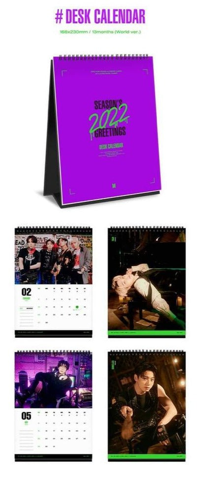 BTS 2022 Official Seasons Greetings - Star Turned Village Package