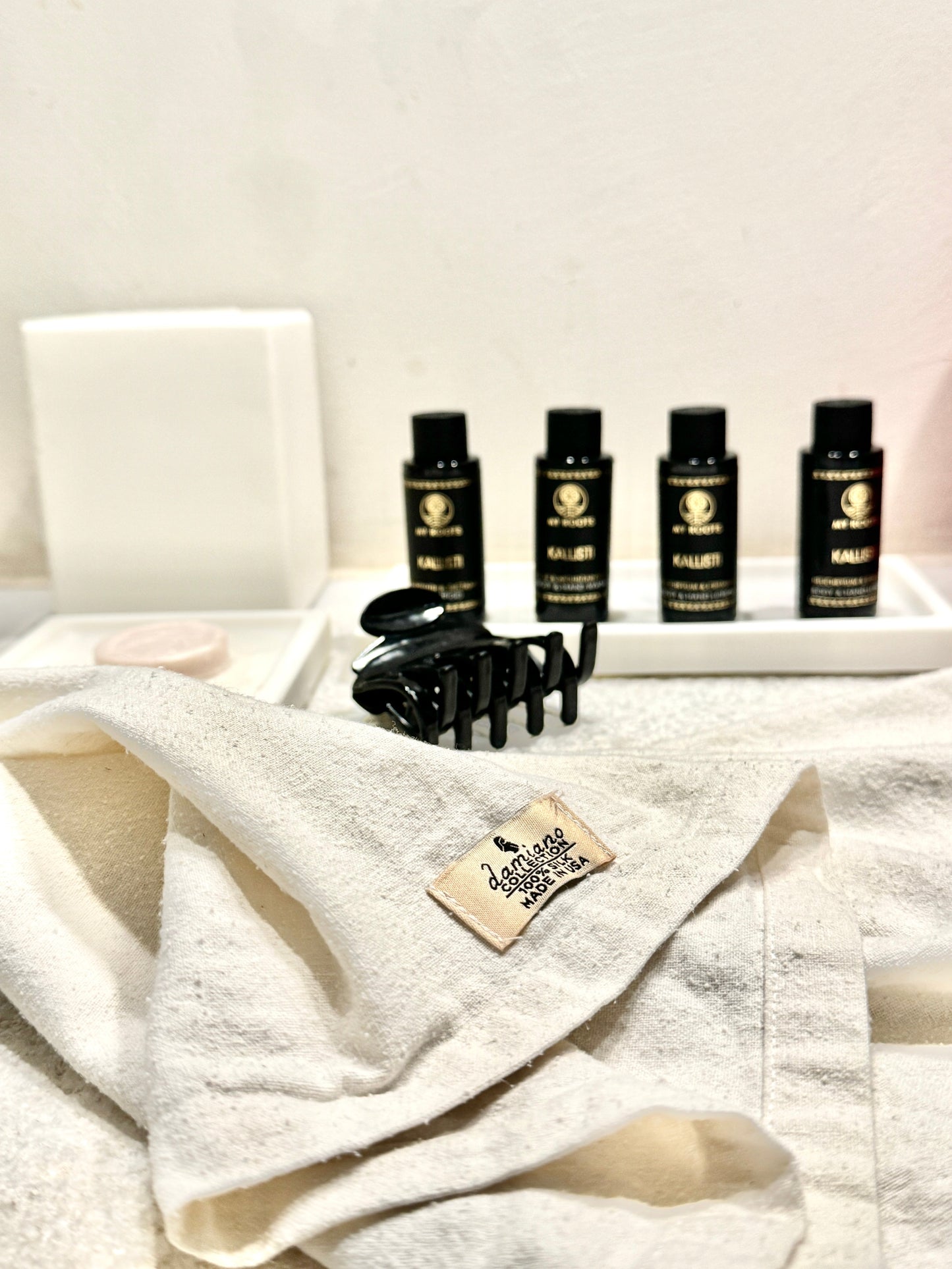 Raw Silk Anti-Frizz Hair Towel