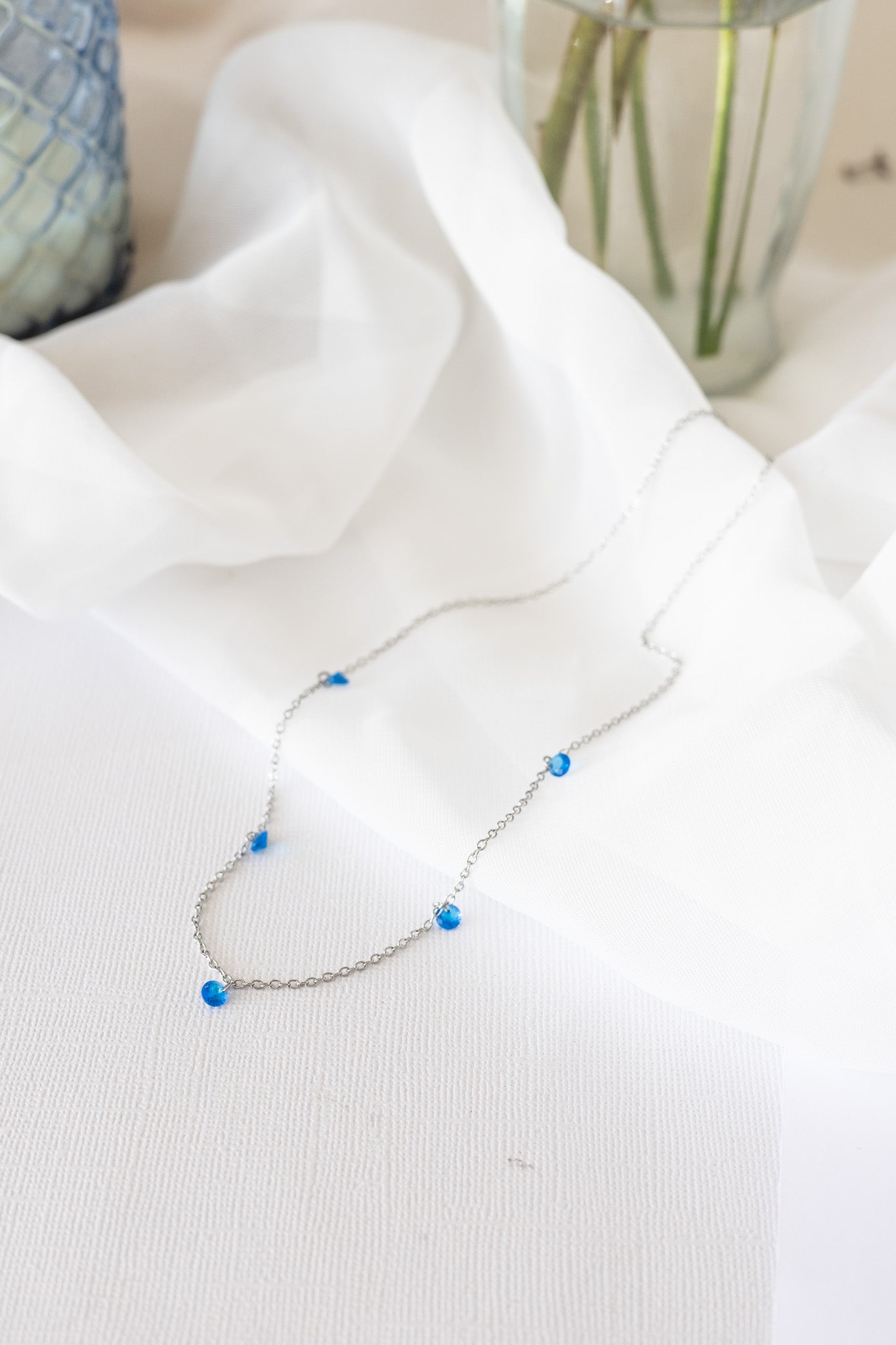 Madison Necklace in Blue